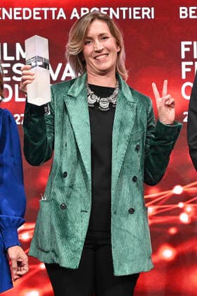 Benedetta Argentieri bei der Verleihung der Film Festival Cologne Awards auf dem 32. Film Festival Cologne 2022 im E-Werk. Köln, 27.10.2022