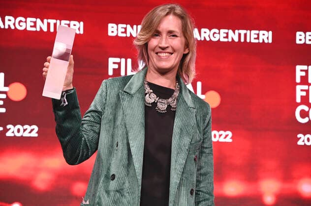 Benedetta Argentieri bei der Verleihung der Film Festival Cologne Awards auf dem 32. Film Festival Cologne 2022 im E-Werk. Köln, 27.10.2022