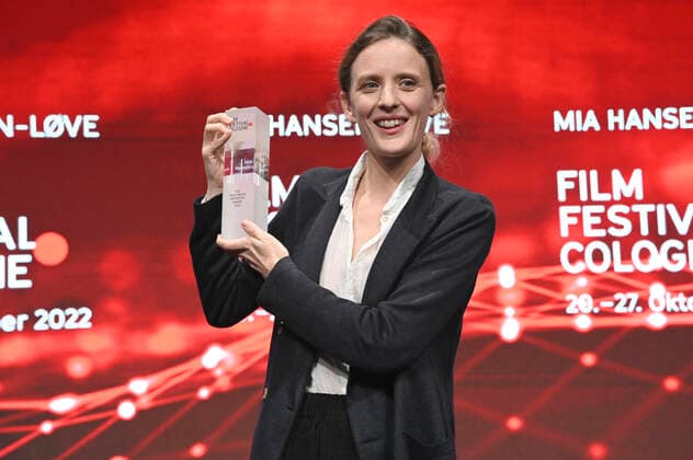 Mia Hansen-Löve bei der Verleihung der Film Festival Cologne Awards auf dem 32. Film Festival Cologne 2022 im E-Werk. Köln, 27.10.2022