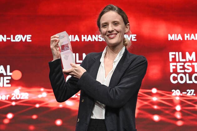 Mia Hansen-Löve bei der Verleihung der Film Festival Cologne Awards auf dem 32. Film Festival Cologne 2022 im E-Werk. Köln, 27.10.2022