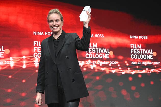 Nina Hoss bei der Verleihung der Film Festival Cologne Awards auf dem 32. Film Festival Cologne 2022 im E-Werk. Köln, 27.10.2022