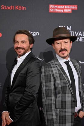 Romano Brusa und Dean Baykan bei der Verleihung der Film Festival Cologne Awards auf dem 32. Film Festival Cologne 2022 im E-Werk. Köln, 27.10.2022