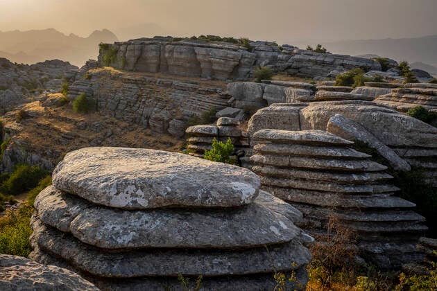 Creative Highlights World El Torcal de Antequera, Sierra del Torcal, Antequera, Malaga, Andalusia, Spain. Karstic rock formations Copyright: xLucasxVallecillosx LVM-3582
