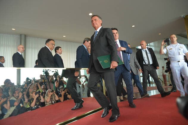 News Bilder des Tages BRASÍLIA, DF - 01.11.2022: BOLSONARO CONTINUA EM SILÊNCIO NO ALVORADA - Photo President Jair Bolsonaro. This Tuesday (1) President Jair Bolsonaro remains silent and in the Palácio do Alvorada. x2286914x  TonxMolina