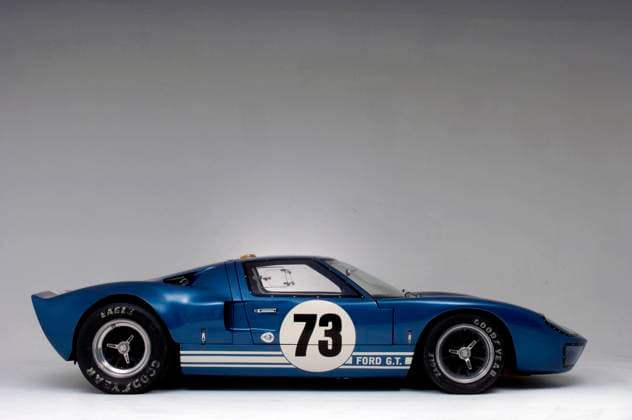 RECORD DATE NOT STATED Ford GT40 Daytona prototype 1965. Ford GT40 Daytona prototype 1965. Artist: Simon Clay. 