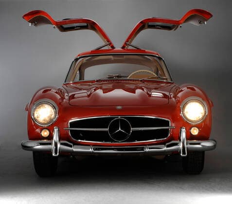 RECORD DATE NOT STATED 1957 Mercedes Benz 300 SL Gullwing 1957 Mercedes Benz 300 SL Gullwing Artist: Unknown. 
