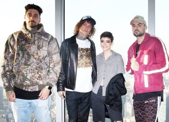 Cheat Codes und Dixie D Amelio besuchen das Empire State Building in New York November 04, 2022Cheat Codes & Dixie D Amelio at the Empire State Building Grand Staircase on the world-famous 86th floor Observatory for new song I Remember at Empire State Building in New York November 04, 2022 Copyright: xRW MediaPunchx