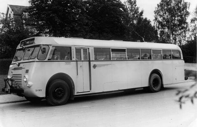 RECORD DATE NOT STATED State Railways, SJ Bus 2195. Volvo Bus B638. Copyright: xpiemagsx swrailpie25102022-76034 !ACHTUNG AUFNAHMEDATUM GESCHÄTZT!