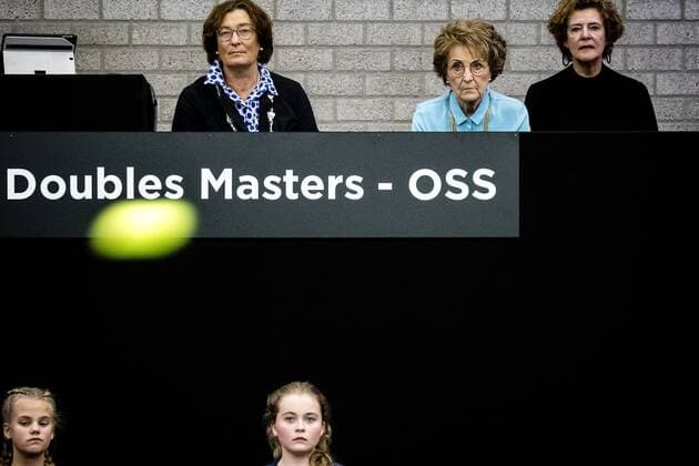 2022-11-06 13:39:55 OSS - Princess Margriet during the final day of the 2022 ITF Wheelchair Tennis Masters, the wheelchair tennis world championship in sports center De Rusheuvel. ANP ROYAL IMAGES ROB ENGELAAR netherlands out - belgium out