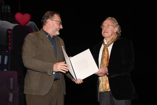 Anton Biebl Kulturreferent Walter Hess (Theaterpreis 2020) Preistraeger Muenchen 06.11.2022 Muenchner Kammerspiele Theater Foerderpreis Verleihung der Stadt Muenchen -
