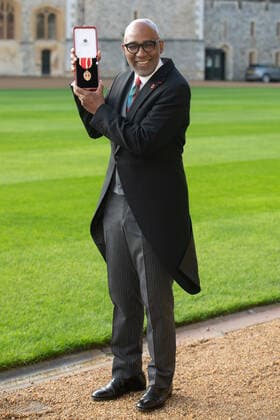 . 08 11 2022. Windsor, United Kingdom. Sir TrevorÊPhillips with his knighthood after at an Investiture at Windsor Castle, United Kingdom.  xi-Imagesx xPoolx IIM-23912-0039