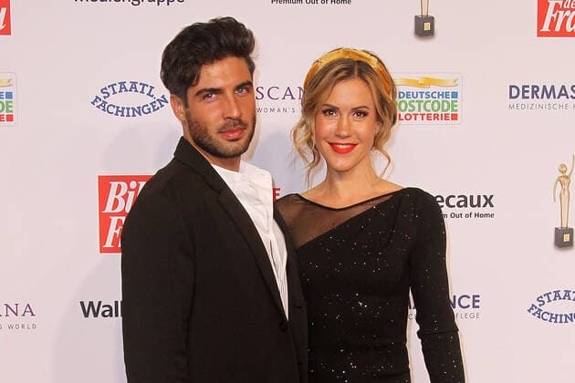 Wolke Hegenbarth und Oliver Vaid bei der Verleihung Goldene Bild der Frau am 9.11.2022 in Hamburg Goldene Bild der Frau Verleihung 2022 in Hamburg