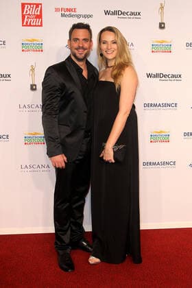 Marc Barthel und Anna Hofbauer bei der Verleihung Goldene Bild der Frau am 9.11.2022 in Hamburg Goldene Bild der Frau Verleihung 2022 in Hamburg