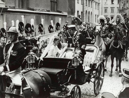 RECORD DATE NOT STATED The wedding of Silvia Sommerlath and King Carl XVI Gustaf of Sweden, Stockholm, 19 June 1976. Artist: Unknown Copyright:xSvensktxFotoreportagesxcollection HistoriskxBildbyr? Mustangxmedia HeritagexImagesx IMAGO ,2490698 ! ACHTUNG: AUFNAHMEDATUM GESCHÄTZT!  Copyright:SvensktxFotoreportagesxcollection HistoriskxBildbyr? Mustangxmedia HeritagexImagesx IMAGO