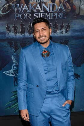 Black Panther: Wakanda Forever Fan Event November 9, 2022, Satelite City, Mexico: Actor Tenoch Huerta attends red carpet of the Black Panther: Wakanda Forever Fan Event at Plaza Satelite. on November 9, 2022 in Satelite City, Mexico. (Photo by Carlos Tischler Eyepix Group) Copyright: xCarlosxTischler EyepixxGroupx CT_09112022_80642