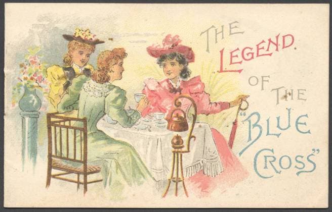 RECORD DATE NOT STATED Blue Cross Tea, 1890s. Artist: Unknown Copyright:x?xThexHistoryxofxAdvertisingxTrustxArchive Heritage-Imagesx IMAGO ,2612119 ! ACHTUNG: AUFNAHMEDATUM GESCHÄTZT!  Copyright:?xThexHistoryxofxAdvertisingxTrustxArchive Heritage-Imagesx IMAGO