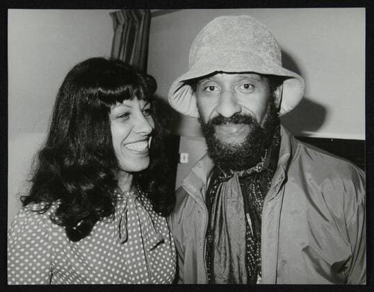 RECORD DATE NOT STATED Lena Antonis and saxophonist Sonny Rollins, Wembley Conference Centre, London, 1979. Artist: Denis Williams Copyright:xNationalxJazzxArchive Heritage-Imagesx IMAGO ,2618619 ! ACHTUNG: AUFNAHMEDATUM GESCHÄTZT!  Copyright:NationalxJazzxArchive Heritage-Imagesx IMAGO