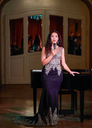 Pianistin Maharani Chakrabarti Flavia, Welt im Sibersaal, Weltmusik, Deutsches Museum, Muenchen, Pianistin Maharani Chakrabarti - Weltmusik im Sibersaal - - Deutsches Theater Muenchen - Muenchen - Bayern - Deutschland - 10 November 2022. Â
