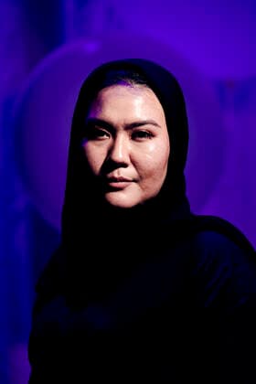 STOCKHOLM 20221110 Fatemeh Khavari, who was named Revanschist of the Year at the awarding of the Anders Carlberg Memorial Prize 2022 at Fryshuset in Stockholm Stockholm Sweden x12130x,  Copyright: xTimxAro TTx ANDERS CARLBERGS MINNESPRIS 2022