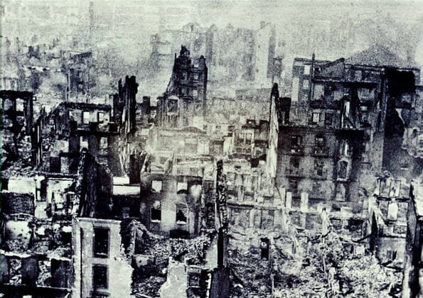 RECORD DATE NOT STATED Spanish Civil War (1936 - 1939), view of the population of Guernica after the bombing of the Cond? Copyright:xMithra Index HeritagexImagesx IMAGO ,2683677 ! ACHTUNG: AUFNAHMEDATUM GESCHÄTZT!  Copyright:Mithra Index HeritagexImagesx IMAGO