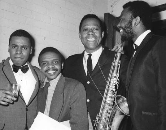 RECORD DATE NOT STATED Wayne Shorter and Charlie Rouse, London, 1961. Creator: Brian Foskett. Copyright:xNationalxJazzxArchive HeritagexImagesx IMAGO ,2799167 ! ACHTUNG: AUFNAHMEDATUM GESCHÄTZT!  Copyright:NationalxJazzxArchive HeritagexImagesx IMAGO
