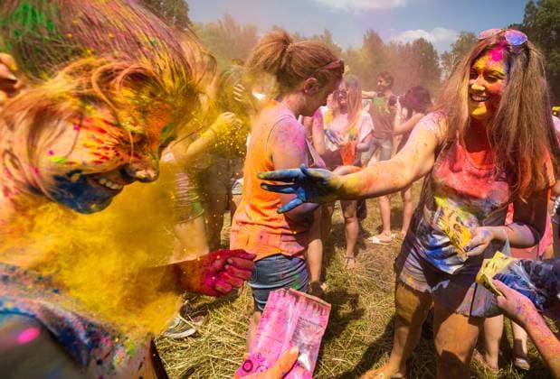 RECORD DATE NOT STATED Holi colors holiday. Crazy crowd of young people having fun during festival of colors ColorFest in Kyiv, Ukraine , 36958700.jpg, amusement, battle, boys, bright, celebrating, celebration, color, colorfest, colorful, colour, colourful, crazy crowd, crazy, crowd, dust, day, dye, emotions, event, expression, face, fest, festival of colors, festival, fun, girl, group, happiness, happy, holi, holiday, holifest, indian, joy, life, lifestyle, man, outdoor, paint, party, people, powder, summer, teenager, up, vacation, vibrant, women, young, youth