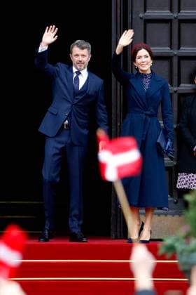 Entertainment Bilder des Tages 12-11-2022 Denmark Prince Frederik and Crown Princess Mary attend the reception at City Hall as part of the celebrations for the 50th Jubilee of the Danish Queen in Copenhagen. Â  Copyright: xPPEx