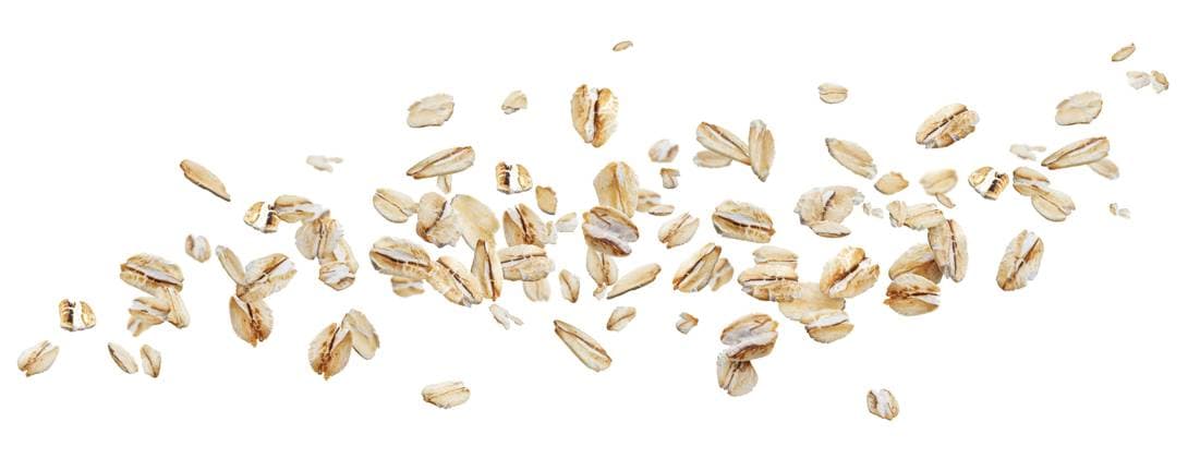 Flying oat flakes isolated on white background with clipping path Flying oat flakes isolated on white background with clipping path, falling oats collection, top view Copyright: xZoonar.com MaksimxLashcheuskix 14264178