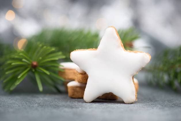 Cinnamon stars, traditional german christmas sweets, gingerbread coated with white sugar, winter Cinnamon stars, traditional german christmas sweets, gingerbread coated with white sugar, winter season Copyright: xZoonar.com BeritxKesslerx 19159092