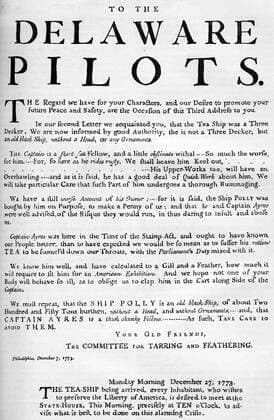 RECORD DATE NOT STATED Facsimile of the proclamation about the tea ship, 1773 (c1880). Artist: Unknown Copyright:xThexPrintxCollector HeritagexImagesx IMAGO ,2329746 ! ACHTUNG: AUFNAHMEDATUM GESCHÄTZT!  Copyright:ThexPrintxCollector HeritagexImagesx IMAGO