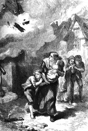 RECORD DATE NOT STATED The burning of Norfolk, Virginia, 1776 (c1880). Artist: Unknown Copyright:xThexPrintxCollector HeritagexImagesx IMAGO ,2329768 ! ACHTUNG: AUFNAHMEDATUM GESCHÄTZT!  Copyright:ThexPrintxCollector HeritagexImagesx IMAGO