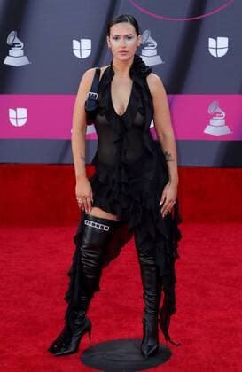Kat Dahlia at arrivals for 23rd Annual Latin GRAMMY Awards 2022, Michelob ULTRA Arena, Mandalay Bay Resort Casino, Las Vegas, NV November 17, 2022. Photo By: MORA Everett Collection at arrivals for 23rd Annual Latin GRAMMY Awards 2022, Michelob ULTRA Arena, Mandalay Bay Resort Casino, Las Vegas, NV November 17, 2022. Photo By: MORA Everett Collection PUBLICATIONXNOTxINxCANxCHNxFRAxITAxJPNxNORxPOLxRUSxESPxUKxUSA