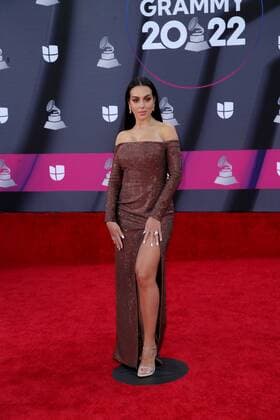 Georgina Rodriguez at arrivals for 23rd Annual Latin GRAMMY Awards 2022, Michelob ULTRA Arena, Mandalay Bay Resort Casino, Las Vegas, NV November 17, 2022. Photo By: MORA Everett Collection at arrivals for 23rd Annual Latin GRAMMY Awards 2022, Michelob ULTRA Arena, Mandalay Bay Resort Casino, Las Vegas, NV November 17, 2022. Photo By: MORA Everett Collection PUBLICATIONXNOTxINxCANxCHNxFRAxITAxJPNxNORxPOLxRUSxESPxUKxUSA