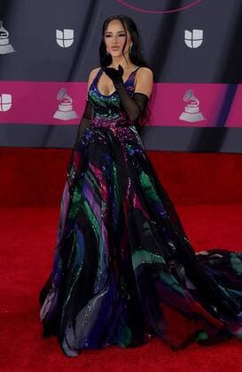 Becky G at arrivals for 23rd Annual Latin GRAMMY Awards 2022, Michelob ULTRA Arena, Mandalay Bay Resort Casino, Las Vegas, NV November 17, 2022. Photo By: MORA Everett Collection at arrivals for 23rd Annual Latin GRAMMY Awards 2022, Michelob ULTRA Arena, Mandalay Bay Resort Casino, Las Vegas, NV November 17, 2022. Photo By: MORA Everett Collection PUBLICATIONXNOTxINxCANxCHNxFRAxITAxJPNxNORxPOLxRUSxESPxUKxUSA