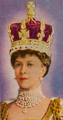 RECORD DATE NOT STATED Queen Mary, consort of King George V, at her coronation, 1911 (1935). Artist: Unknown. Copyright:xThexPrintxCollector HeritagexImagesx IMAGO ,2622637 ! ACHTUNG: AUFNAHMEDATUM GESCHÄTZT!  Copyright:ThexPrintxCollector HeritagexImagesx IMAGO