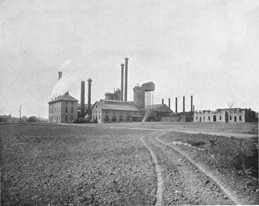 RECORD DATE NOT STATED Colebrook Furnace, Lebanon, Pennsylvania, USA, c1900. Creator: Unknown. Copyright:xThexPrintxCollector HeritagexImagesx IMAGO ,2697214 ! ACHTUNG: AUFNAHMEDATUM GESCHÄTZT!  Copyright:ThexPrintxCollector HeritagexImagesx IMAGO