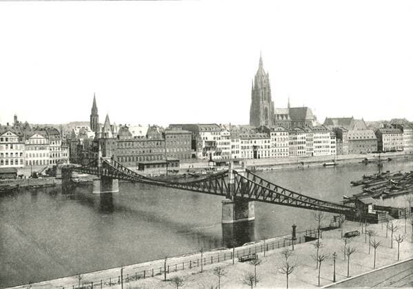 RECORD DATE NOT STATED View from Sachsenhausen, Frankfurt, Germany, 1895. Creator: Francis Frith & Co. Copyright:x4850x3399x IMAGO ,2709068 ! ACHTUNG: AUFNAHMEDATUM GESCHÄTZT!  Copyright:4850x3399x IMAGO