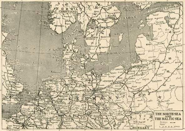 RECORD DATE NOT STATED The North Sea and The Baltic Sea , 1915. Creator: Unknown. Copyright:xGermania,mare,Londra,Norvegia,geografia,Olanda,territoriale,militare,guerra,partexanteriore,secolo,LaxRussia,invasione,primaxguerraxmondiale,wartime,TERRITORIO,concetto,MarexdelxNord,IlxRegnoxUnito,B&W,neutralità,trincea,trincee,album,World.war.i,WWI,nerox&xbianco,neroxexbianco,GuerraxmondialexUna,glixannix10,ventesimoxsecolo,MarxBaltico,ThexPrintxCollector,map,Unknown,JAxHammerton,JxAxHammerton,Hammerton,Ja,SirxJohnxAlexanderxHammerton,SirxJohnxHammerton,JohnxHammerton,neutralxterritory,SirxJohnxAlexander,JxA,AmalgamatedxPressxLtd,AmalgamatedxPressxLimited,AmalgamatedxPress,ThexAmalgamatedxPress,ThexWarxIllustrated,FirstxPhasex IMAGO ,2752993 ! ACHTUNG: AUFNAHMEDATUM  Copyright:Germania,mare,Londra,Norvegia,geografia,Olanda,territoriale,militare,guerra,partexanteriore,secolo,LaxRussia,invasione,primaxguerraxmondiale,wartime,TERRITORIO,concetto,MarexdelxNord,IlxRegn