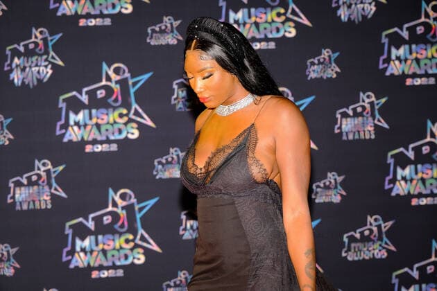 24eme NRJ Music Awards, arrivÃ e sur le Tapis Rouge en attente des nominations. Aya Nakamura. 286122 2022-11-18 Provence Alpes Cote d Azur Cannes France  Copyright: xPhilippexFarjonx STAR_286122_145
