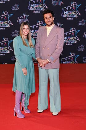 24eme NRJ music awards 2022 - Cannes - 18 11 2022 - Amir et sa femme 286118 2022-11-18 Cannes France  Copyright: xMPPx STAR_286118_270