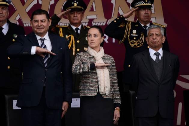 Mexican Revolution 112th Anniversary November 20, 2022, Mexico City, Mexico: Mexico City Chief of Government Claudia Sheinbaum during the Parade of the 112th anniversary of the Mexican Revolution. on November 20, 2022 in Mexico City, Mexico. (Photo by Carlos Tischler Eyepix Group) Copyright: xCarlosxTischler xEyepixxGroupx CT_20112022_81634