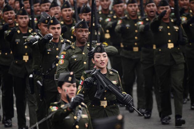 November 20, 2022, Mexico City, Mexico: Military take part during the 112th anniversary of the Mexican Revolution. on November 20, 2022 in Mexico City, Mexico. Mexico City Mexico - ZUMAe321 20221120_zia_e321_056 Copyright: xCarlosxTischler xEyepixxGroupx