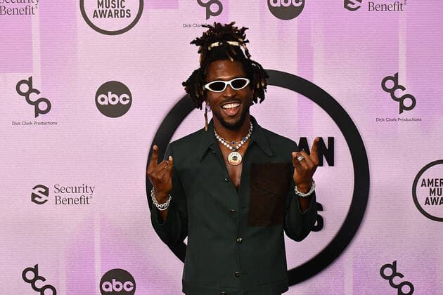 SAINt JHN attends the 2022 American Music Awards at Microsoft Theater on November 20, 2022 in Los Angeles, California. Photo: Casey Flanigan imageSPACE MediaPunch Copyright: ximageSPACEx