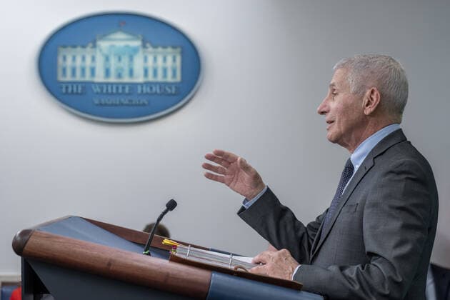 Dr. Antony Fauci, Chief Medical Advisor to the President of United States, speaks at the daily briefing at the White House in Washington, DC on Tuesday, November 22, 2022.  WAP20221122516 KenxCedeno