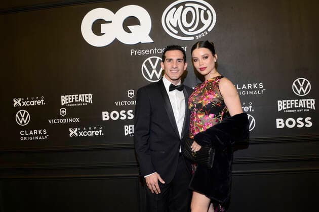 GQ Men Of tHe Year Black Carpet November 22, Mexico City, Mexico: Romel Pacheco and Alhely Fallah attend the black carpet of the GQ Men Of The Year Awards at Proyecto Publicol Prim. on November 22, 2022 in Mexico City, Mexico. (Photo by Carlos Tischler Eyepix Group) Copyright: xCarlosxTischler xEyepixxGroupx CT_22112022_81882