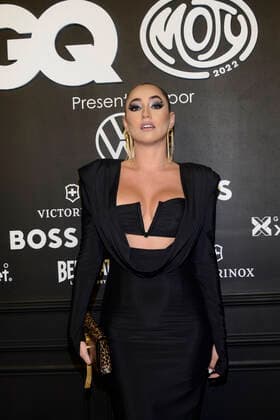 GQ Men Of tHe Year Black Carpet November 22, Mexico City, Mexico: Keyla Caputo attends the black carpet of the GQ Men Of The Year Awards at Proyecto Publicol Prim. on November 22, 2022 in Mexico City, Mexico. (Photo by Carlos Tischler Eyepix Group) Copyright: xCarlosxTischler xEyepixxGroupx CT_22112022_82007
