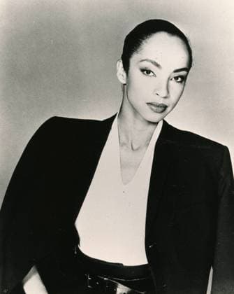Nigerian-British singer and songwriter Sade Adu, 1980s 