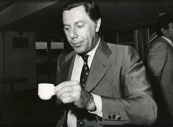 Italian car designer Battista Pinin Farina, 1970s 