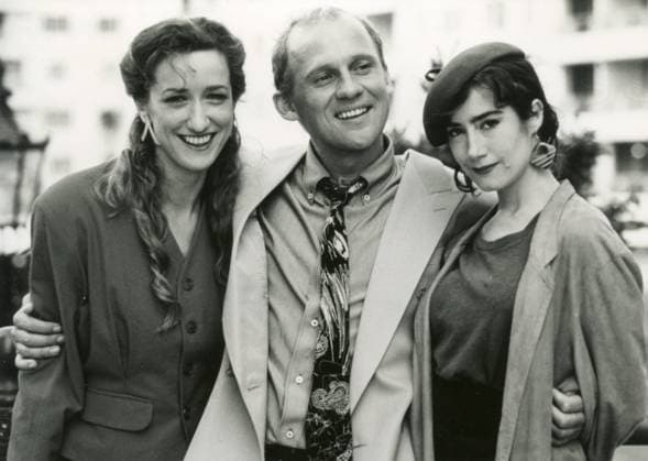 English actor Peter Firth and actresses Haydn Gwynne (left) and Lyndsey Baxter in the movie The Pleasure Principle, UK 1992 