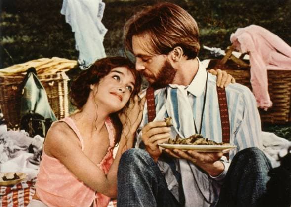 American actors Brooke Shields and Keith Carradine in the movie Pretty Baby, USA 1978 